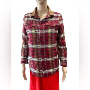 Art Class cozy plaid Flannel womens XL